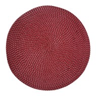 Lugar Americano 38cm Redondo Vermelho